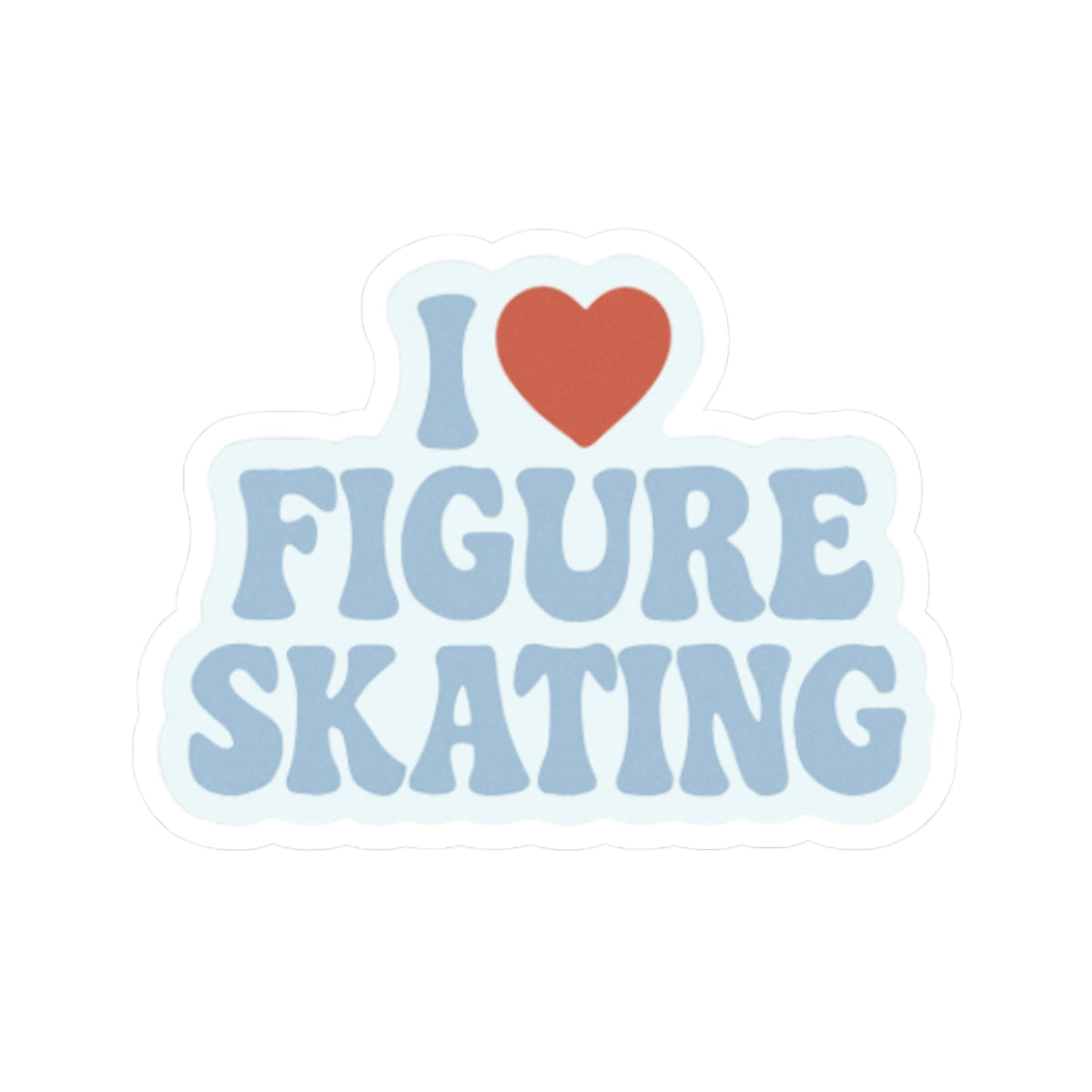 Figure Skating Kiss-Cut Stickers