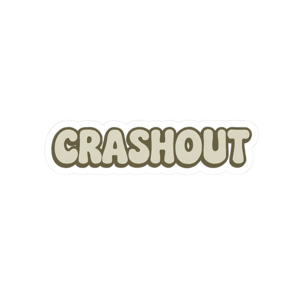 Crashout Sticker